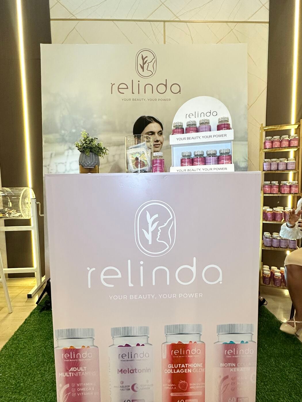 Nuestro display en el evento